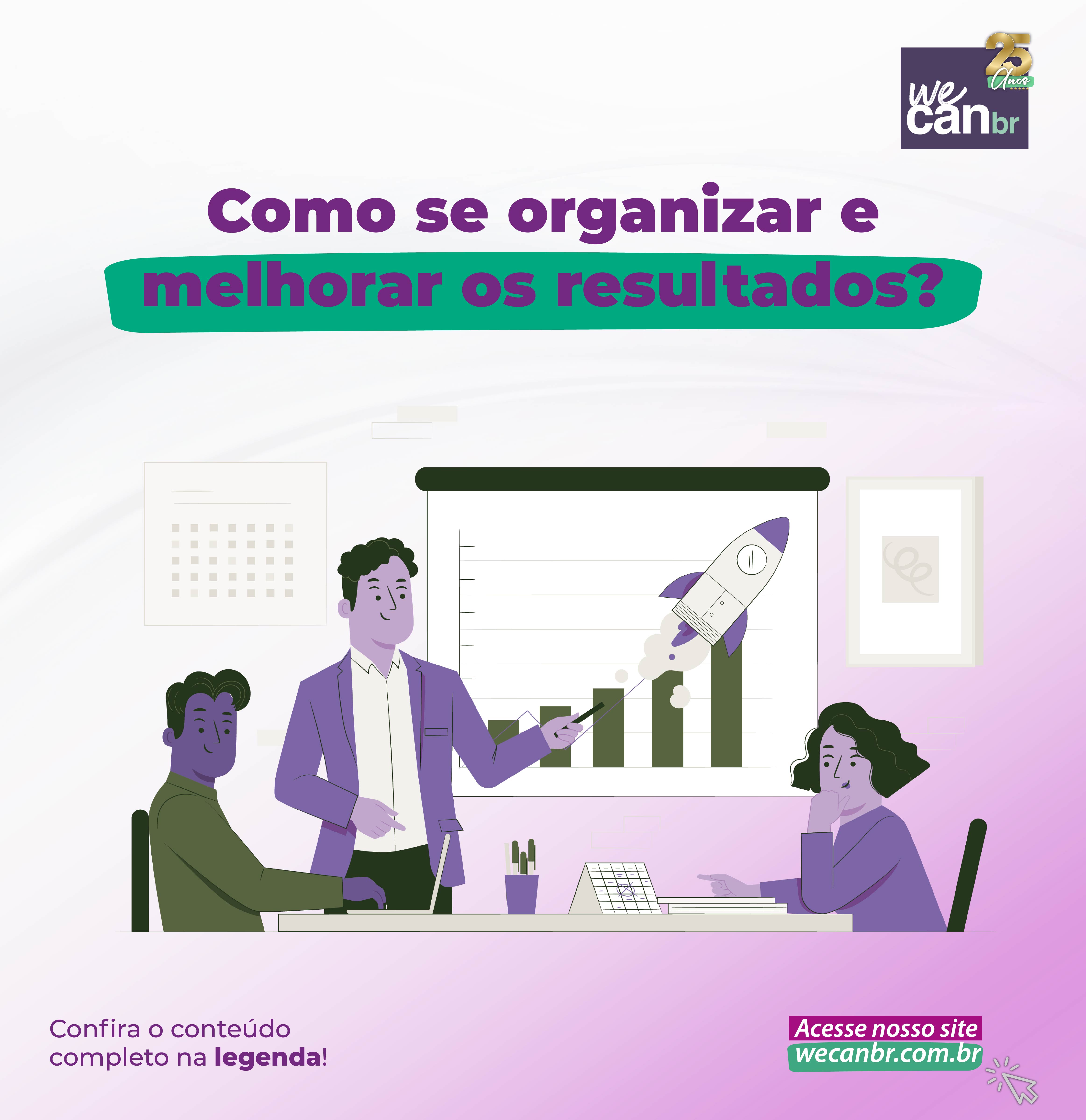 Como se organizar e melhorar os resultados?