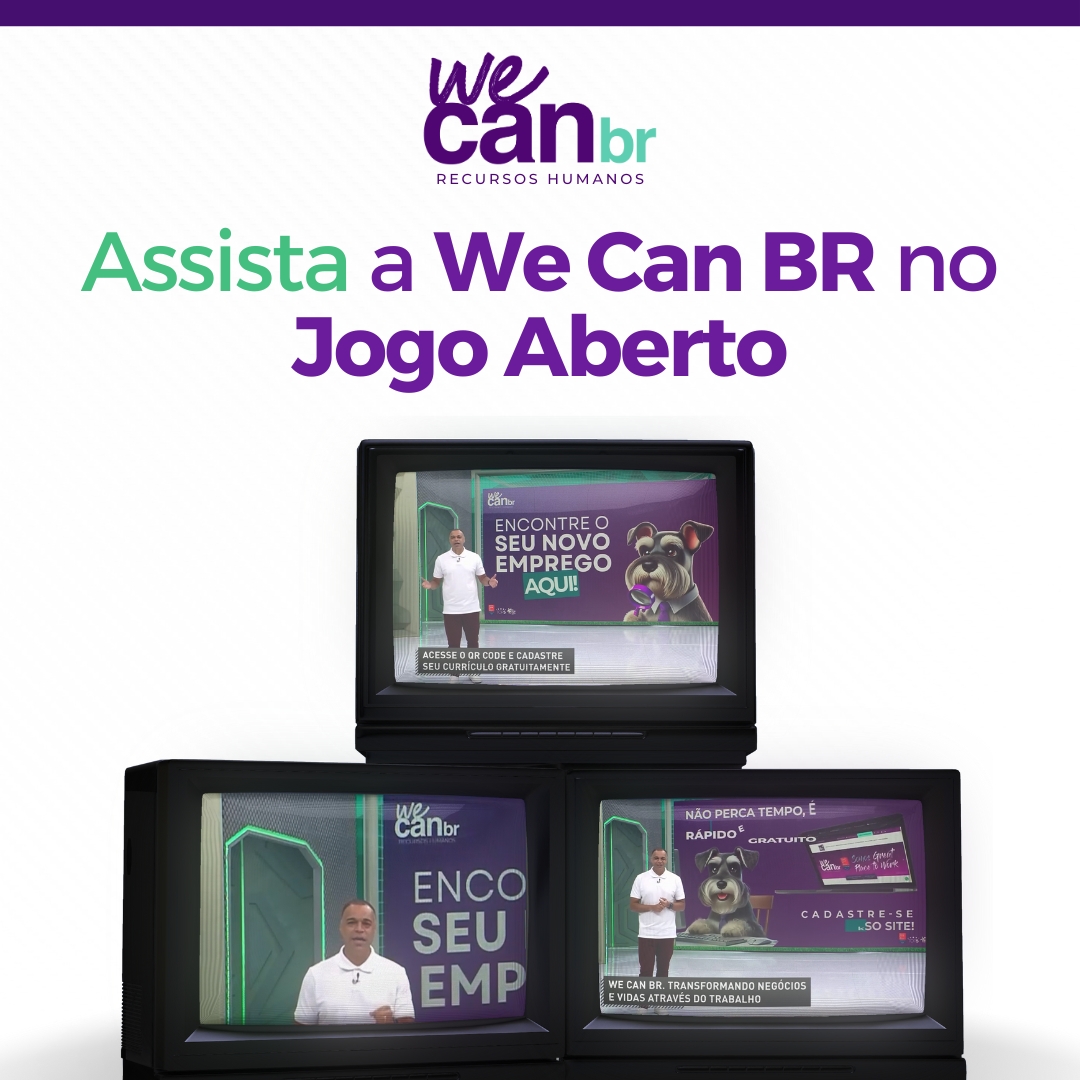 Assista a WE CAN BR no Jogo Aberto da BAND