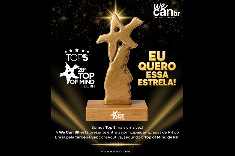 WE CAN BR é indicada ao Top 5 do Prêmio Top of Mind de RH