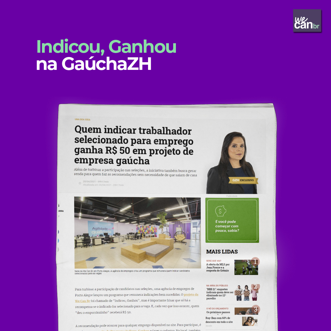 Indicou, Ganhou na GaúchaZH