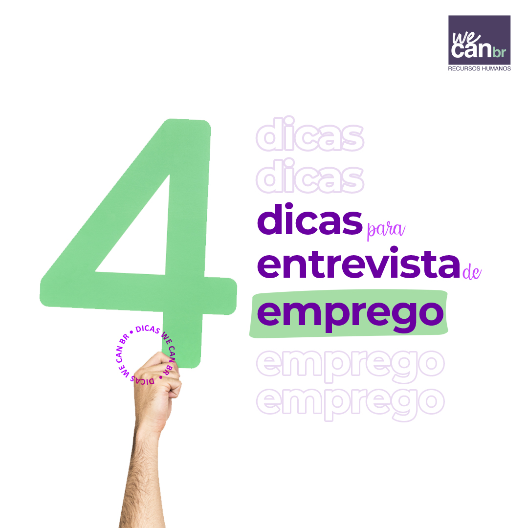 4 dicas para entrevista de emprego